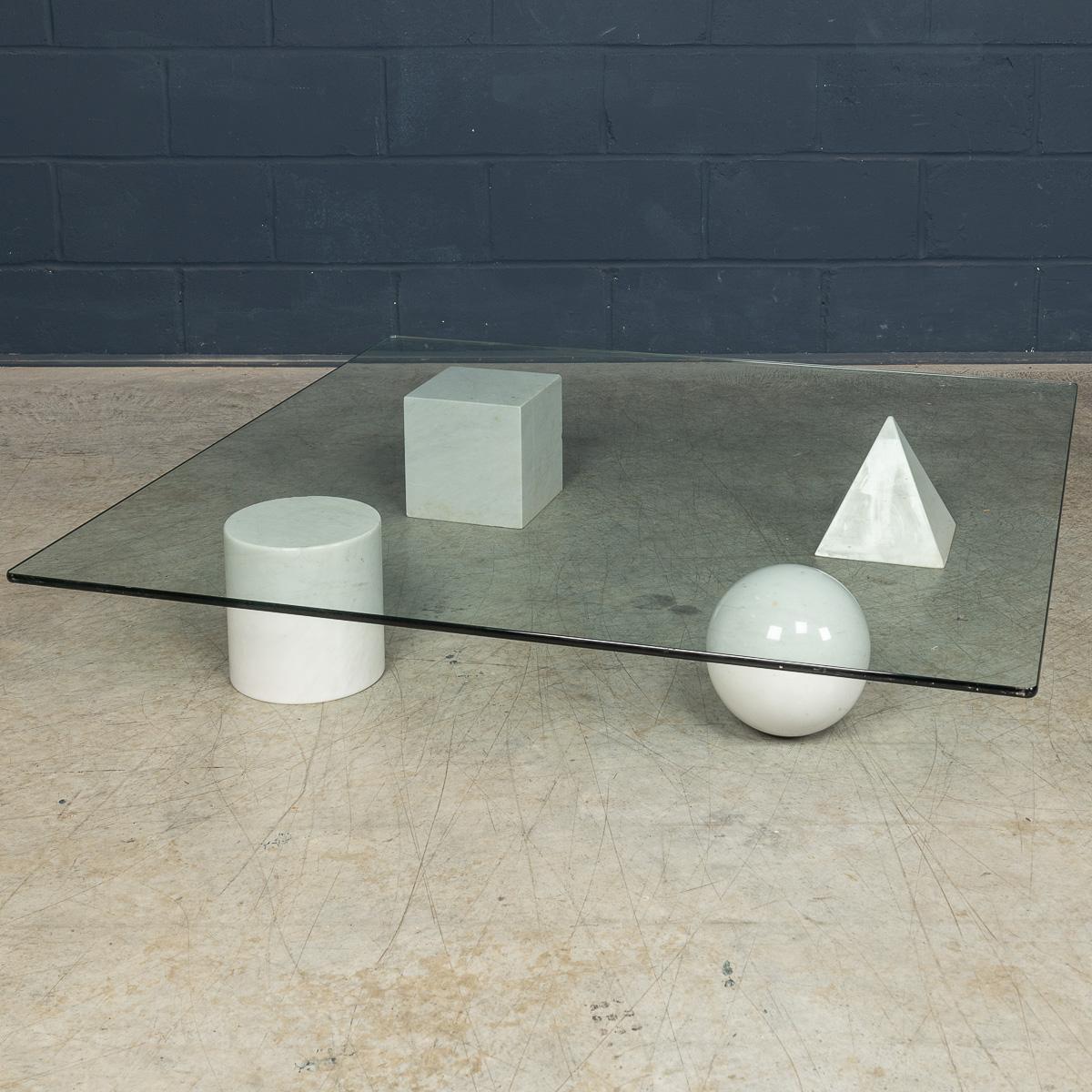 Other 20thC 'Metafora' Coffee Table By Lella & Massimo Vignelli For Casigliani c.1980 For Sale