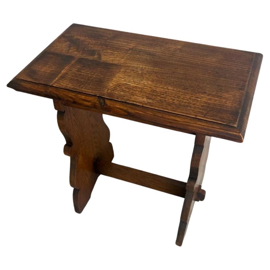 20th Century Mission Side Table For Sale