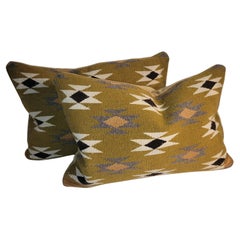 20Thc Navajo Indian Weaving Pillows -Pair