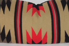 20thc Navajo Weaving Bolster Pillow