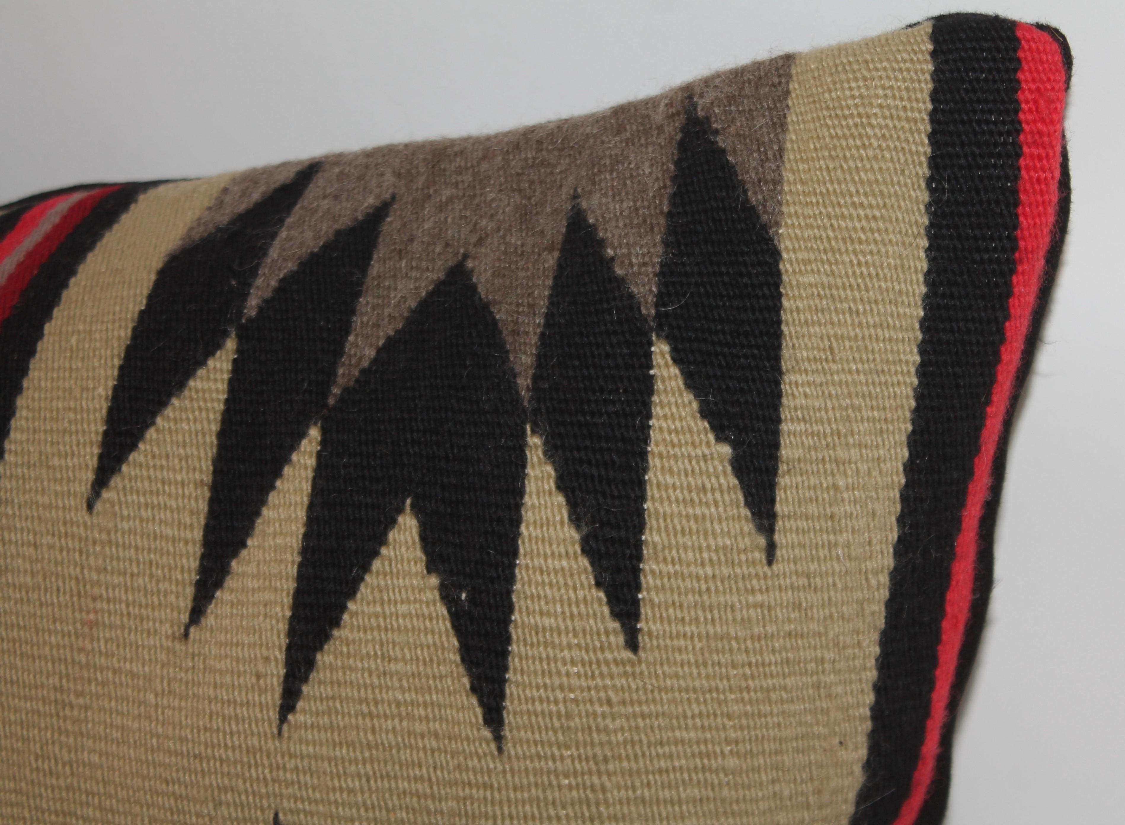 American 20thc Navajo Weaving Bolster Pillow For Sale