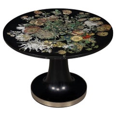 Tavolo da salotto del XX secolo con motivo floreale di Piero Fornasetti, Made in Italy