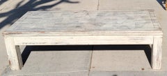 20Thc Original White Painted Coffee Table