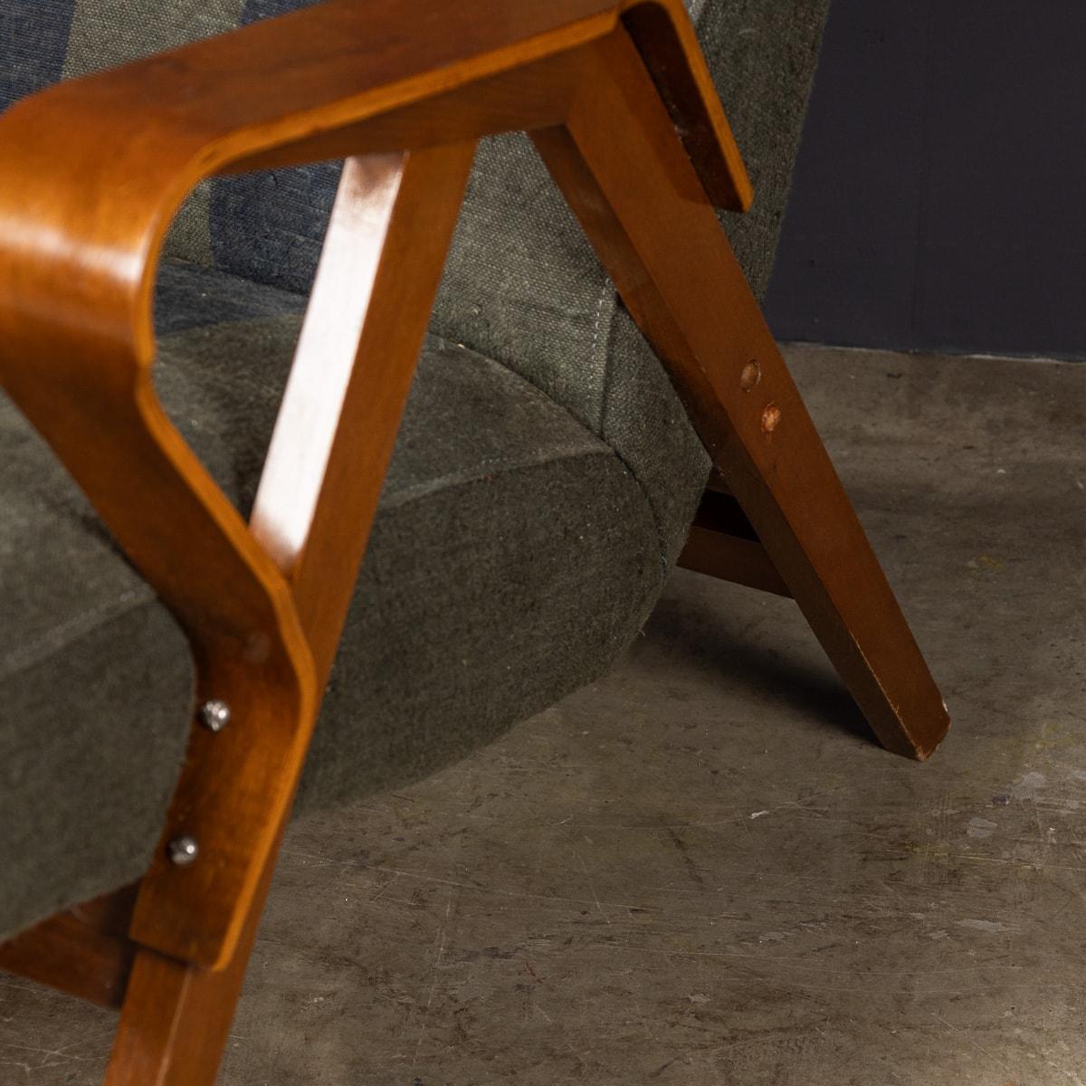 20thC Pair Of Czech Bentwood Armchairs By Frantisek Jirak For Tatra c.1960 13