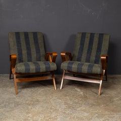 20thC Pair Of Czech Bentwood Armchairs By Frantisek Jirak For Tatra c.1960