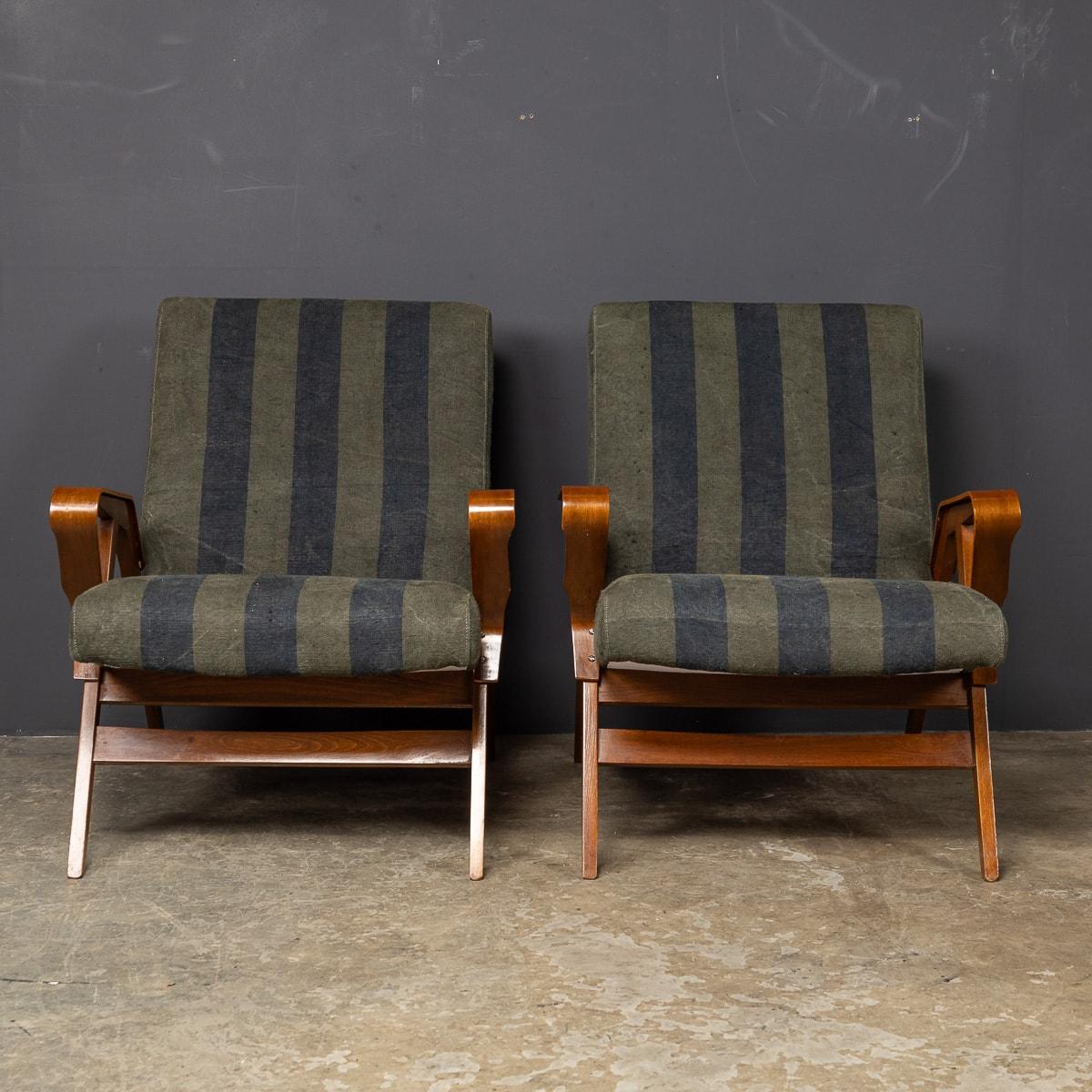 20thC Pair Of Czech Bentwood Armchairs By Frantisek Jirak For Tatra c.1960 In Good Condition In Royal Tunbridge Wells, Kent