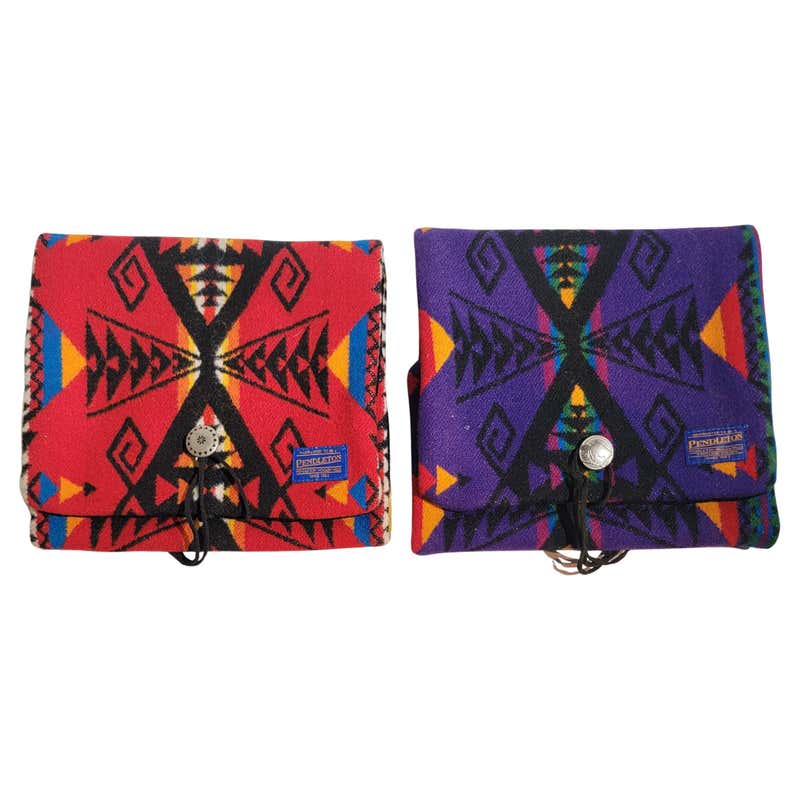 Large Vintage Pendleton Wool Blanket Navajo Style at 1stDibs | vintage ...
