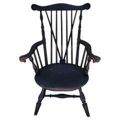 20Thc Reproduction W. Wallick Childs Butterfly Windsor Chair