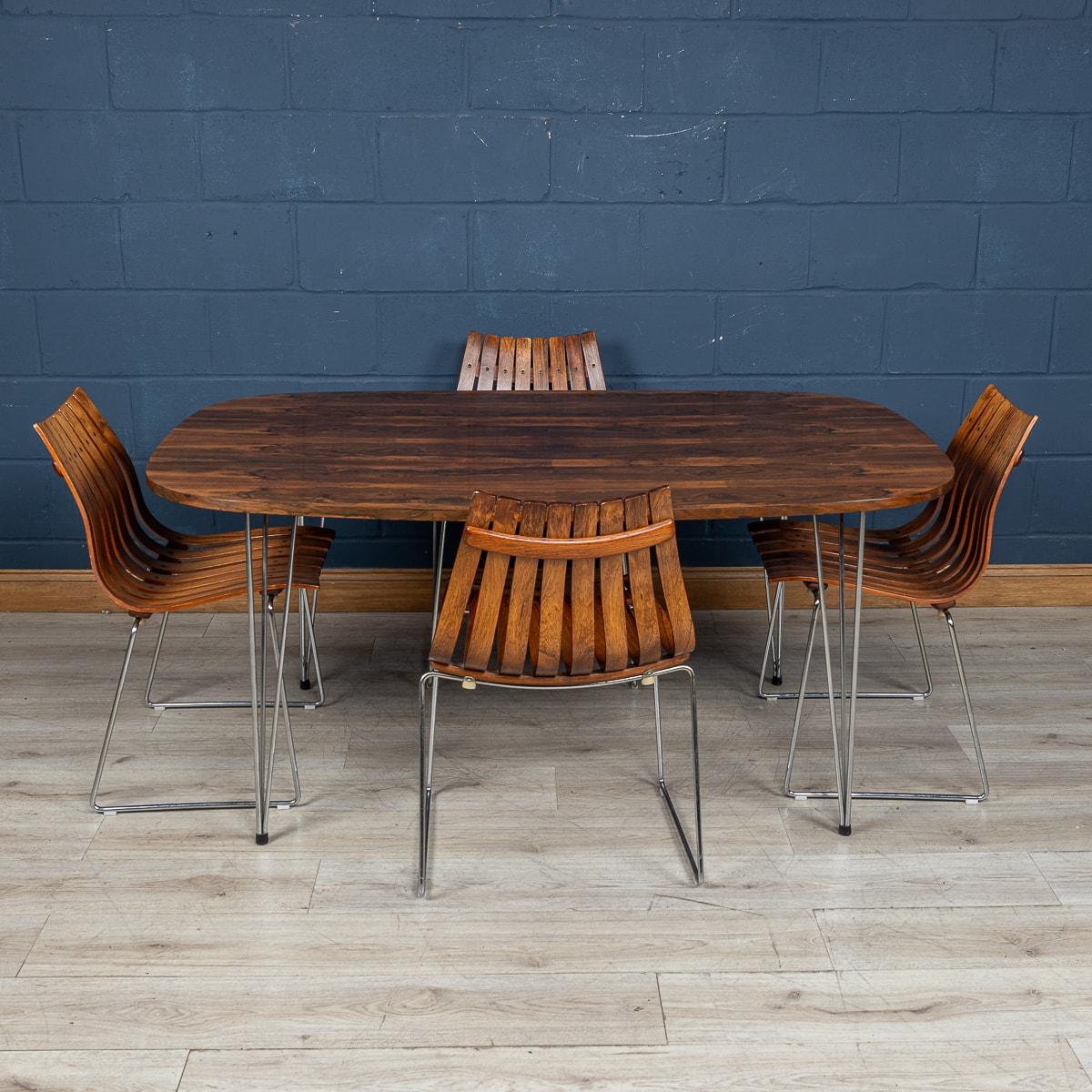 Other 20thC Rosewood Dining Table & Chairs By Hans Brattrud For Hove Mobler, Norway For Sale