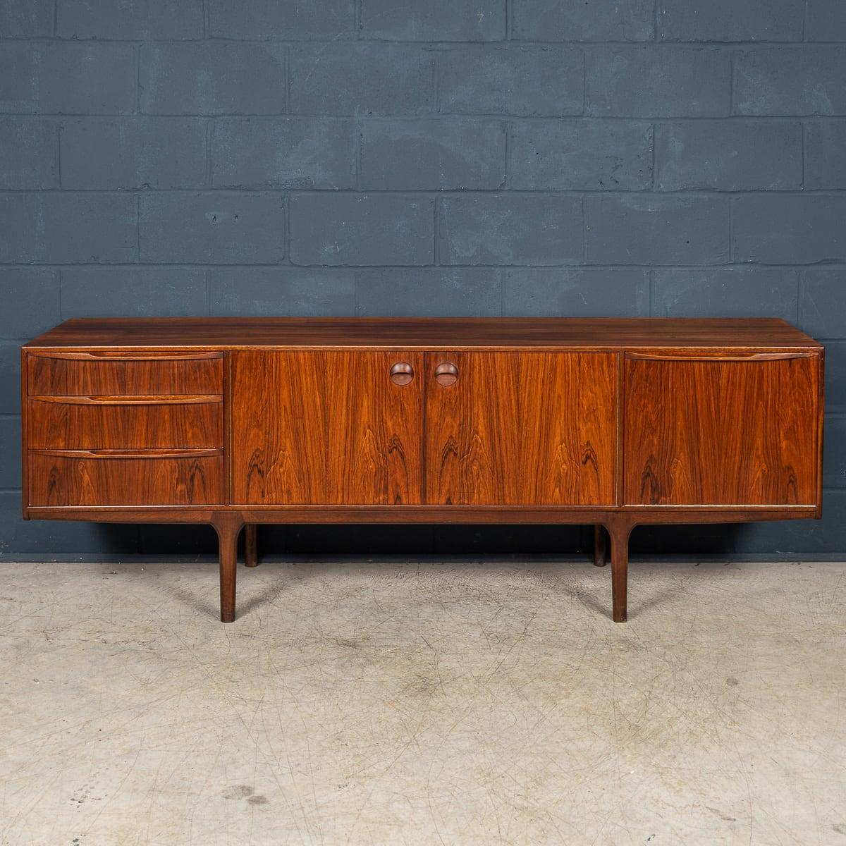 British 20thC Rosewood Sideboard Designed By Tom Robertson For A.H. Mcintosh & Co Ltd