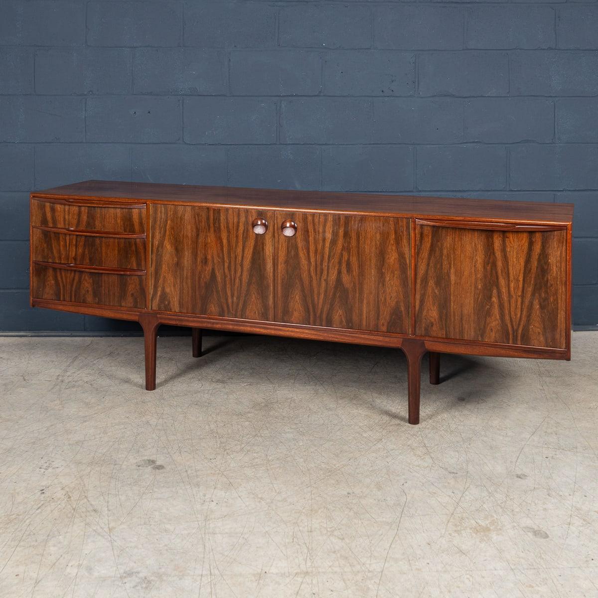 Scottish 20thC Rosewood Sideboard Designed By Tom Robertson For A.H. Mcintosh & Co Ltd