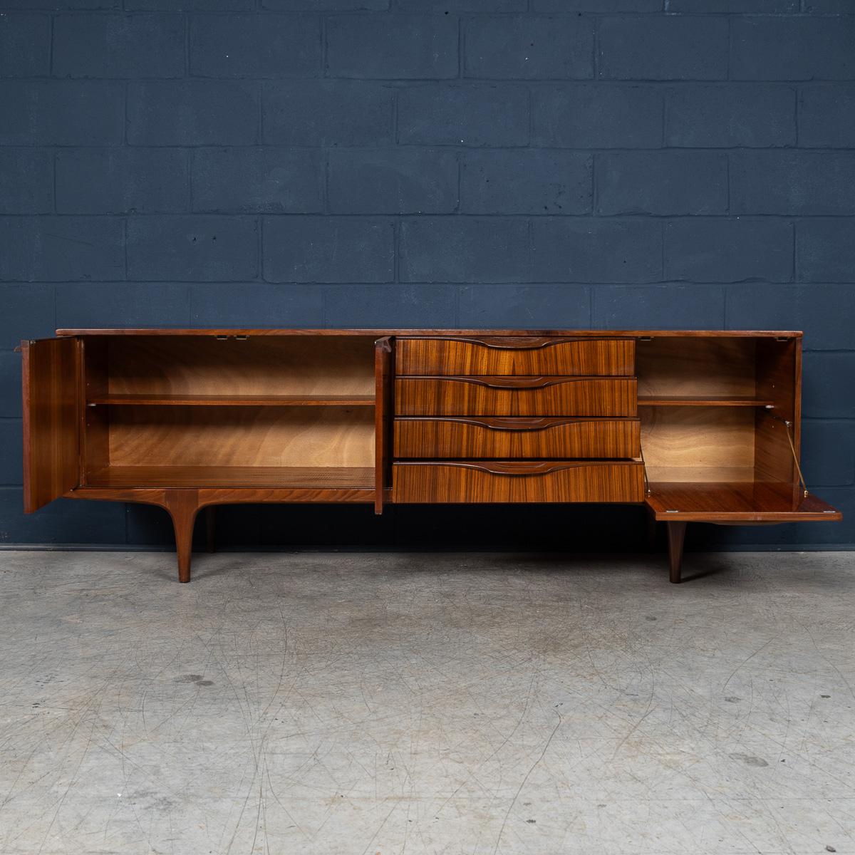 British 20thC Rosewood Sideboard Designed By Tom Robertson For A.H. Mcintosh & Co Ltd For Sale
