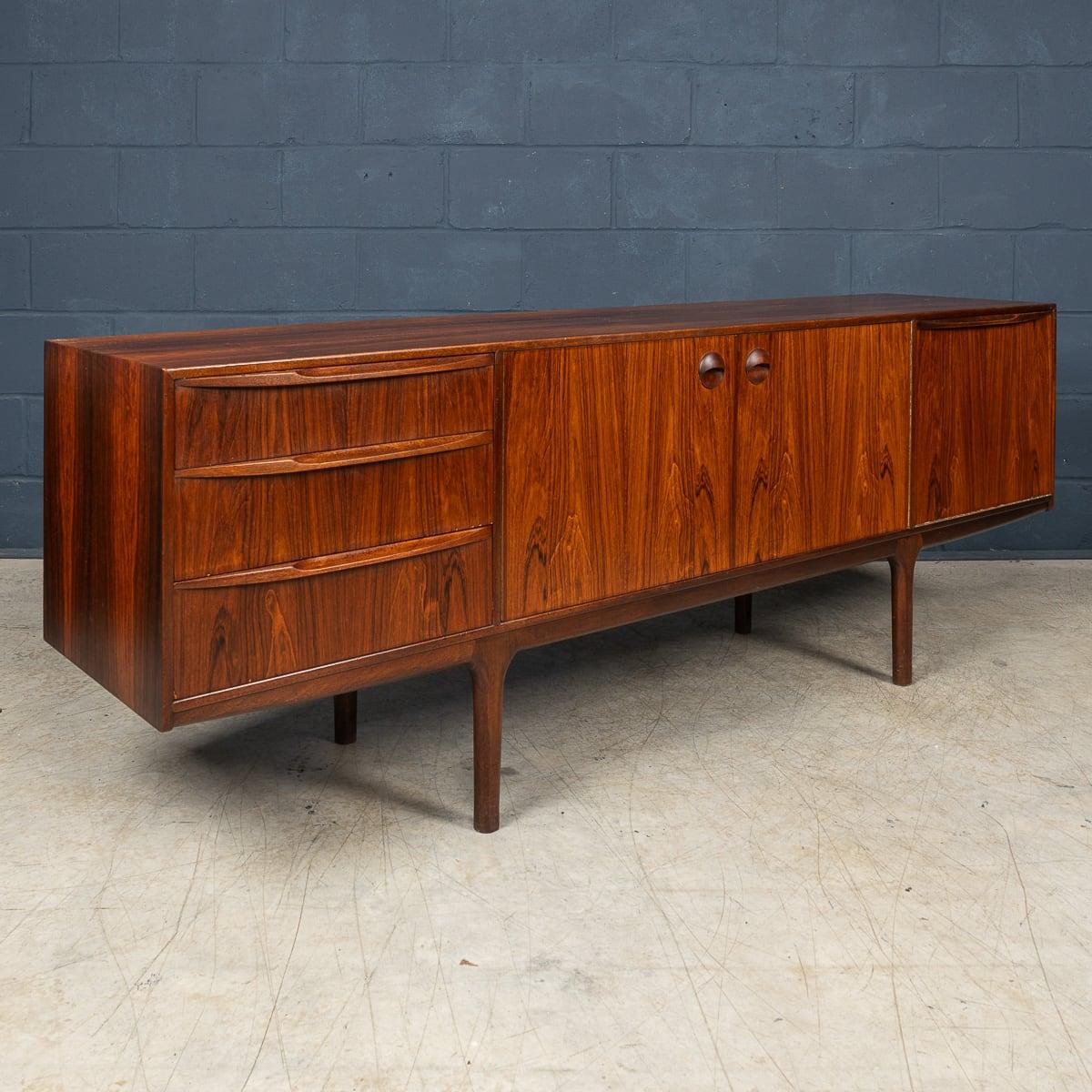 20th Century 20thC Rosewood Sideboard Designed By Tom Robertson For A.H. Mcintosh & Co Ltd