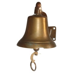 Antique 20thc Ships Brass Bell