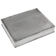 Used 20th Century Solid Silver Cigar Box by Richard Comyns, circa 1960