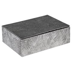 Used 20th Century Tiffany & Co. Solid Silver Samorodok Cigar Box, circa 1970