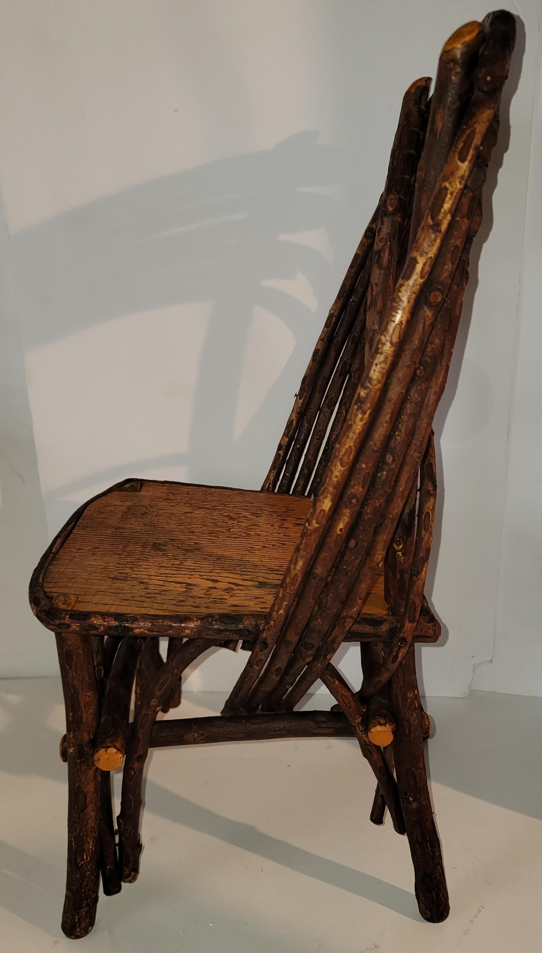Adirondack 20Thc Twig / Bentwood Child's Chair For Sale