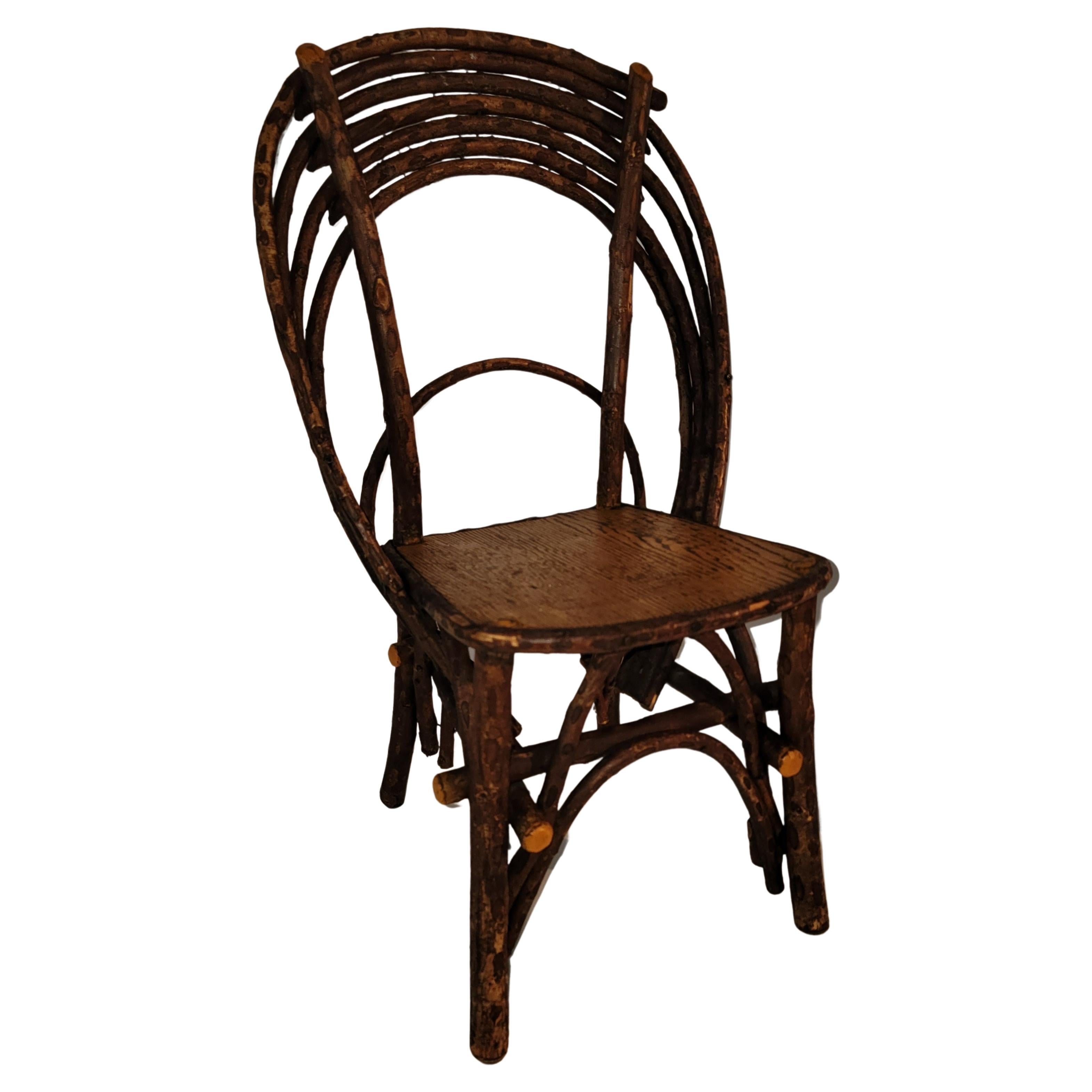 20Thc Twig / Bentwood Child's Chair For Sale