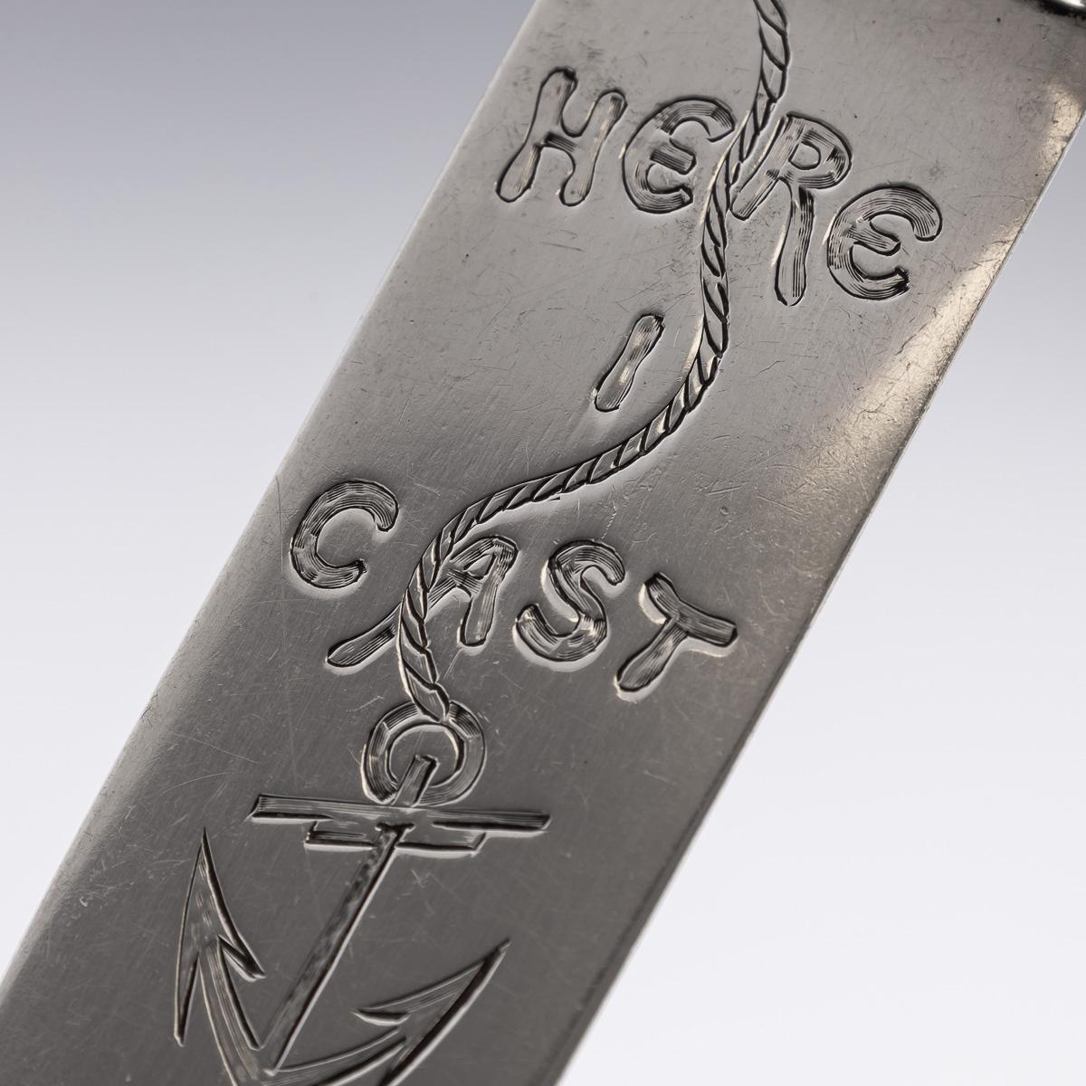 20thC Victorian Solid Silver Novelty Bookmark, London, c.1901 2