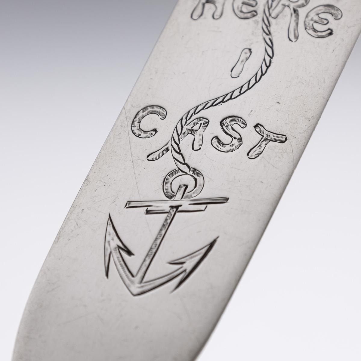 20thC Victorian Solid Silver Novelty Bookmark, London, c.1901 3