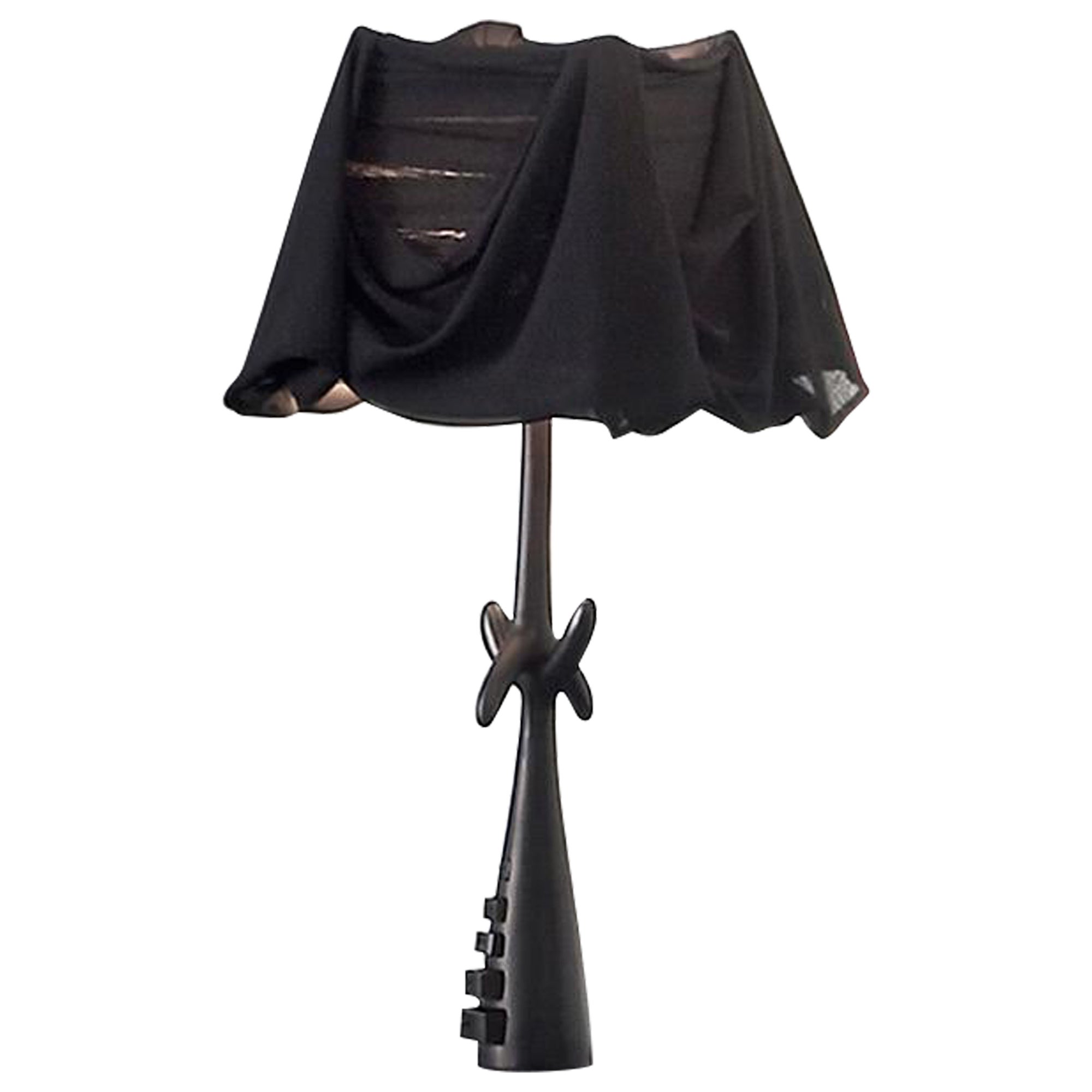 20thCentury Black Limited Ed. Lampada da tavolo scultorea modello Cajones Salvador Dalí