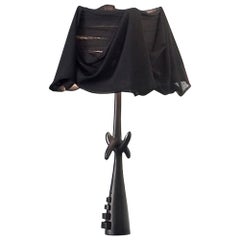 20thCentury Black Limited Ed. Sculptural table lamp model Cajones Salvador Dalí