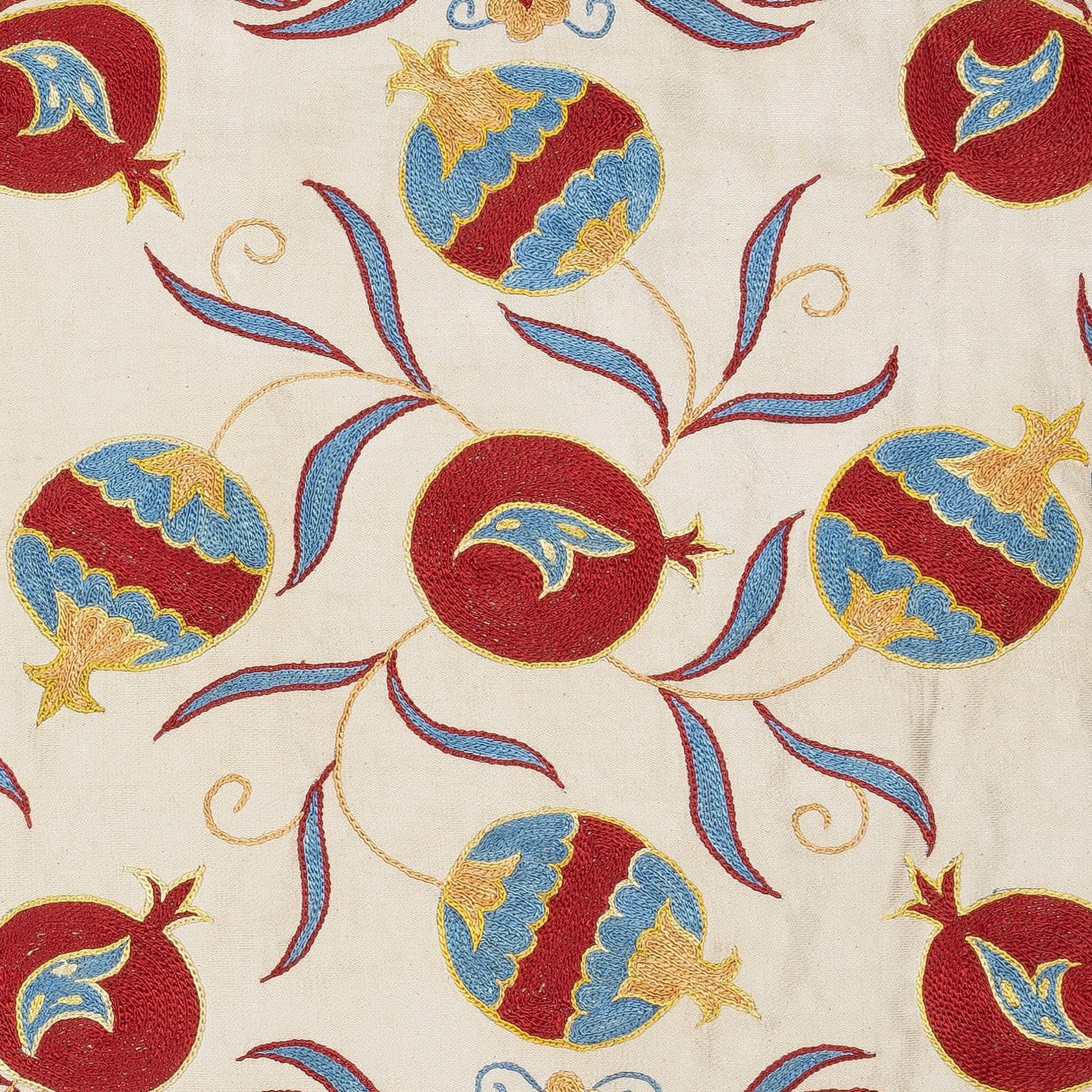 New Hand-Embroidered 100% Silk Cushion Cover – Authentic Uzbek Textile Art

Elevate your home décor with this exquisite hand-embroidered Suzani cushion cover, crafted from 100% pure silk by skilled artisans in Uzbekistan. Featuring traditional
