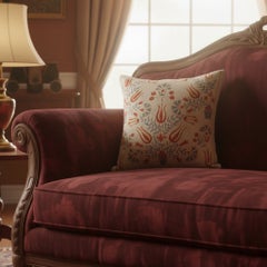 20 "x20" Copricuscino ricamato. Decorazioni per la casa in stile bohémien e chic. Copricuscino in seta 20 "x20" Copricuscino ricamato. Decorazioni per la casa in stile bohémien e chic. Copricuscino in seta