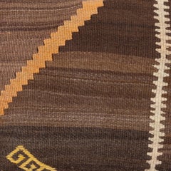 20"x20" HandWoven Kilim Cushion Cover. Accent Pillow. Vintage Throw Pillow Cover