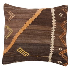 20"x20" HandWoven Kilim Cushion Cover. Accent Pillow. Vintage Throw Pillow Cover