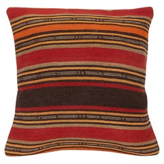 20"x20" HandWoven Kilim Cushion Cover. Accent Pillow. Vintage Throw Pillow Cover