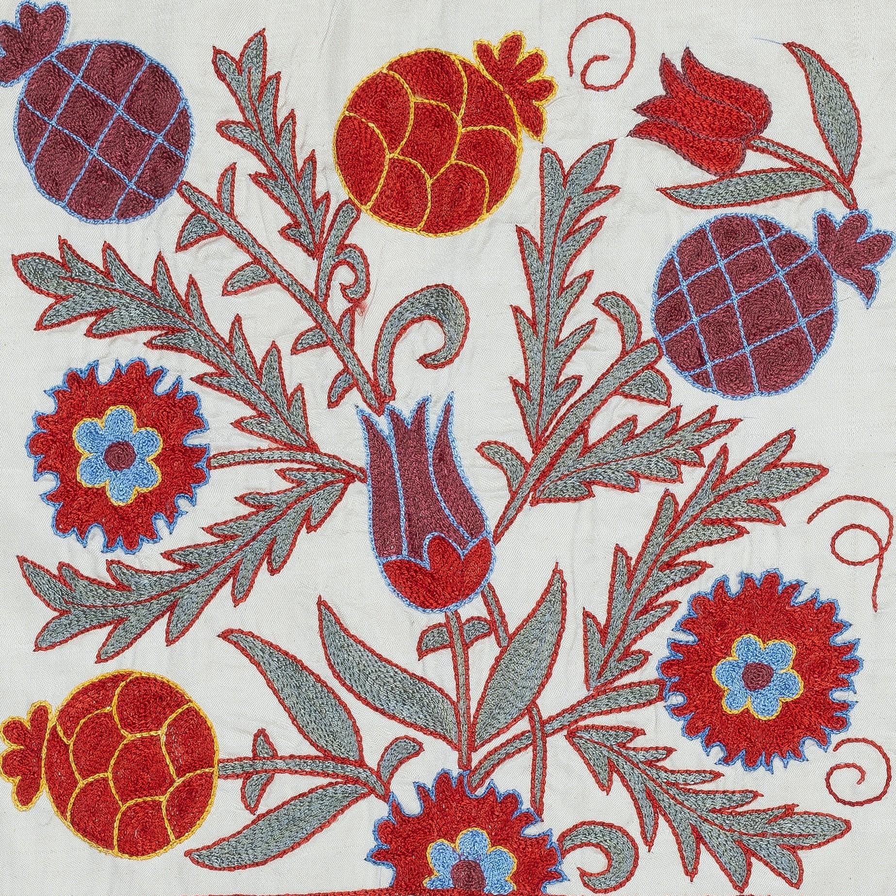 New Hand-Embroidered 100% Cotton Cushion Cover – Authentic Uzbek Textile Art

Bring a touch of Central Asian heritage to your home with this hand-embroidered 100% cotton Suzani pillowcase from Uzbekistan. Featuring intricate floral and geometric