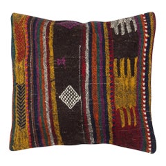 Taie d
oreiller Kilim rustique 20 "x20". Housse de coussin faite à la main. Coussin d
appoint Vintage