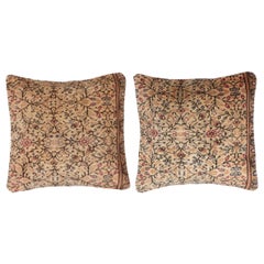 20 "x20" SET OF 2 - Handgeknüpfter türkischer Teppich Kissenbezüge. Rustikale Throw-Kissen