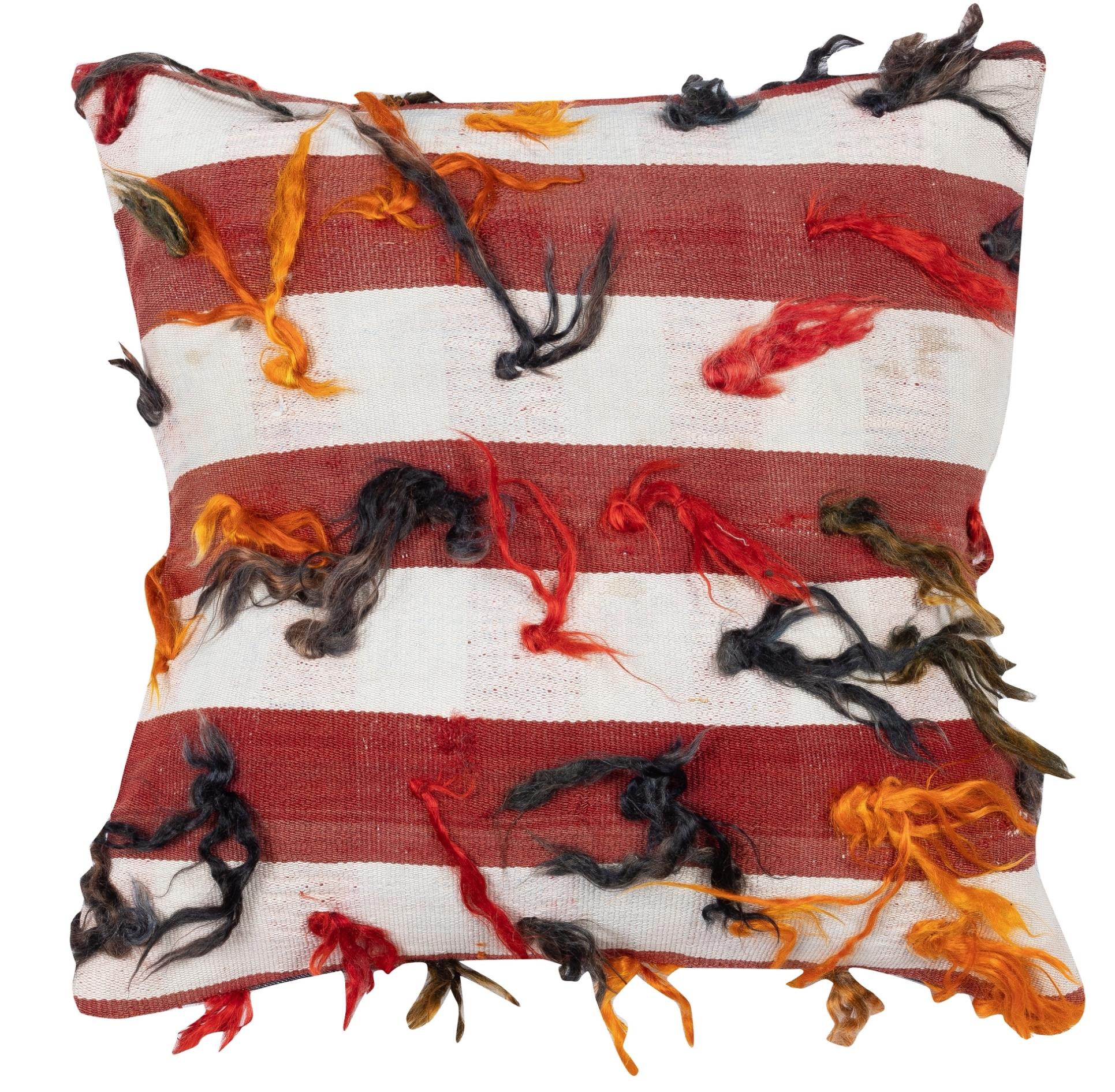 Bring history and warmth into your home with this vintage handmade Turkish wool cushion cover set. This pair of cushion covers is carefully crafted from authentic hand-knotted Turkish kilims. Each cover is truly one-of-a-kind, featuring intricate