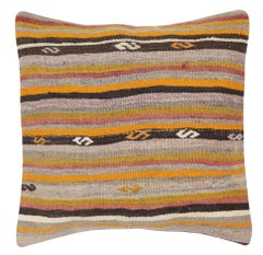 20"x20" SET OF 2 - Hand-Woven Kilim Cushion Covers. A pair of Lace Pillow Covers