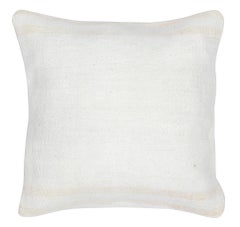 20"x20" SET OF 2 - Handwoven Cushion Covers. Throw Pillows. Cream Lace Pillows