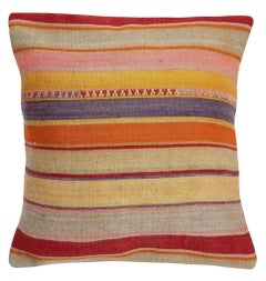 20"x20" SET OF 2 - HandWoven Kilim Cushion Covers. Throw Pillows. Accent Pillows