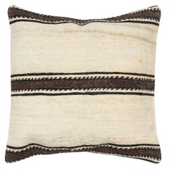 Federa Kilim a righe 20 "x20". Copricuscino fatto a mano. Cuscino d
accento vintage