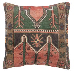 20"x20" Traditional Cushion Cover. Handmade Throw Pillow. Wool Accent Pillow