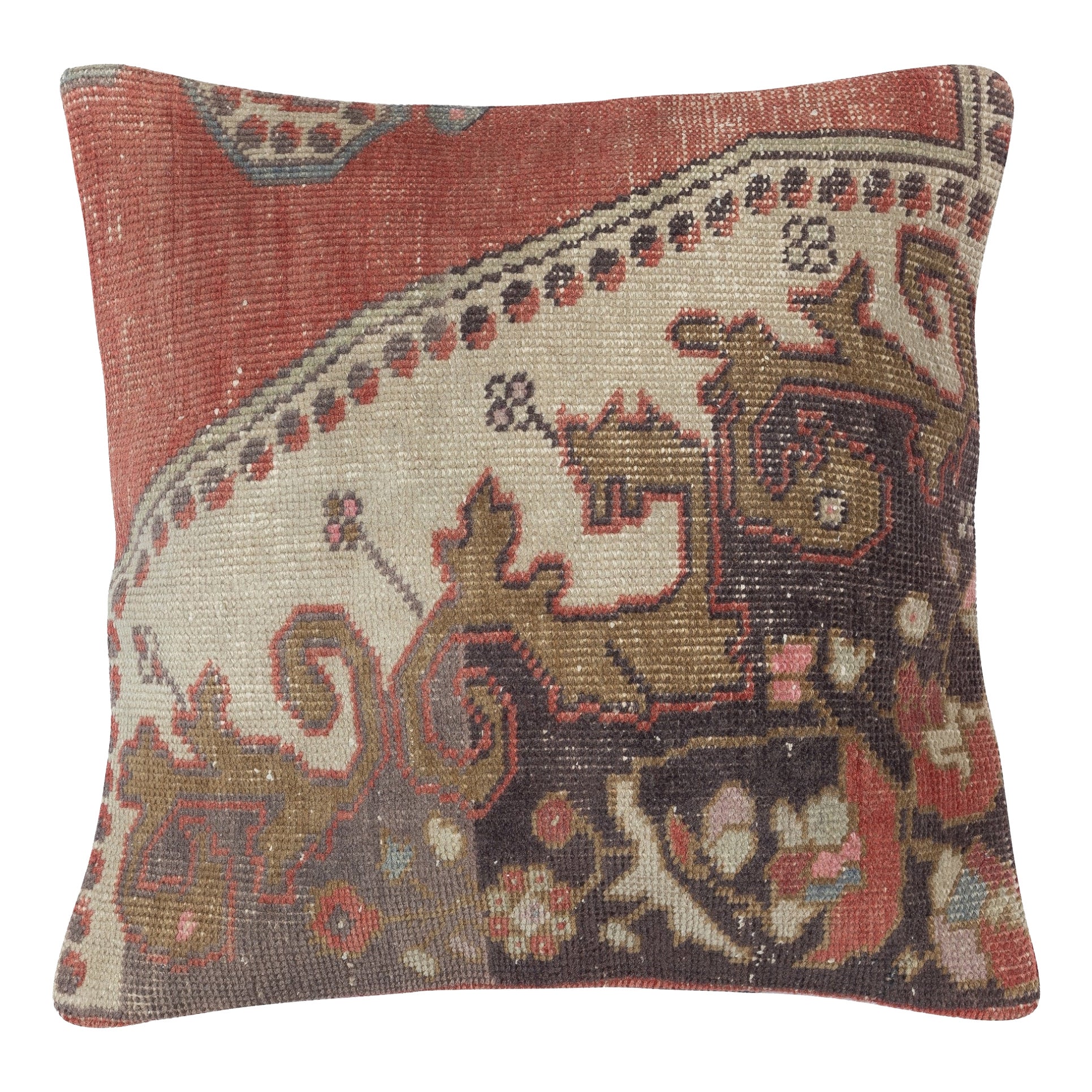 20 "x20" Housse de coussin traditionnelle. Oreiller d
appoint turc. Oreiller fait à la main