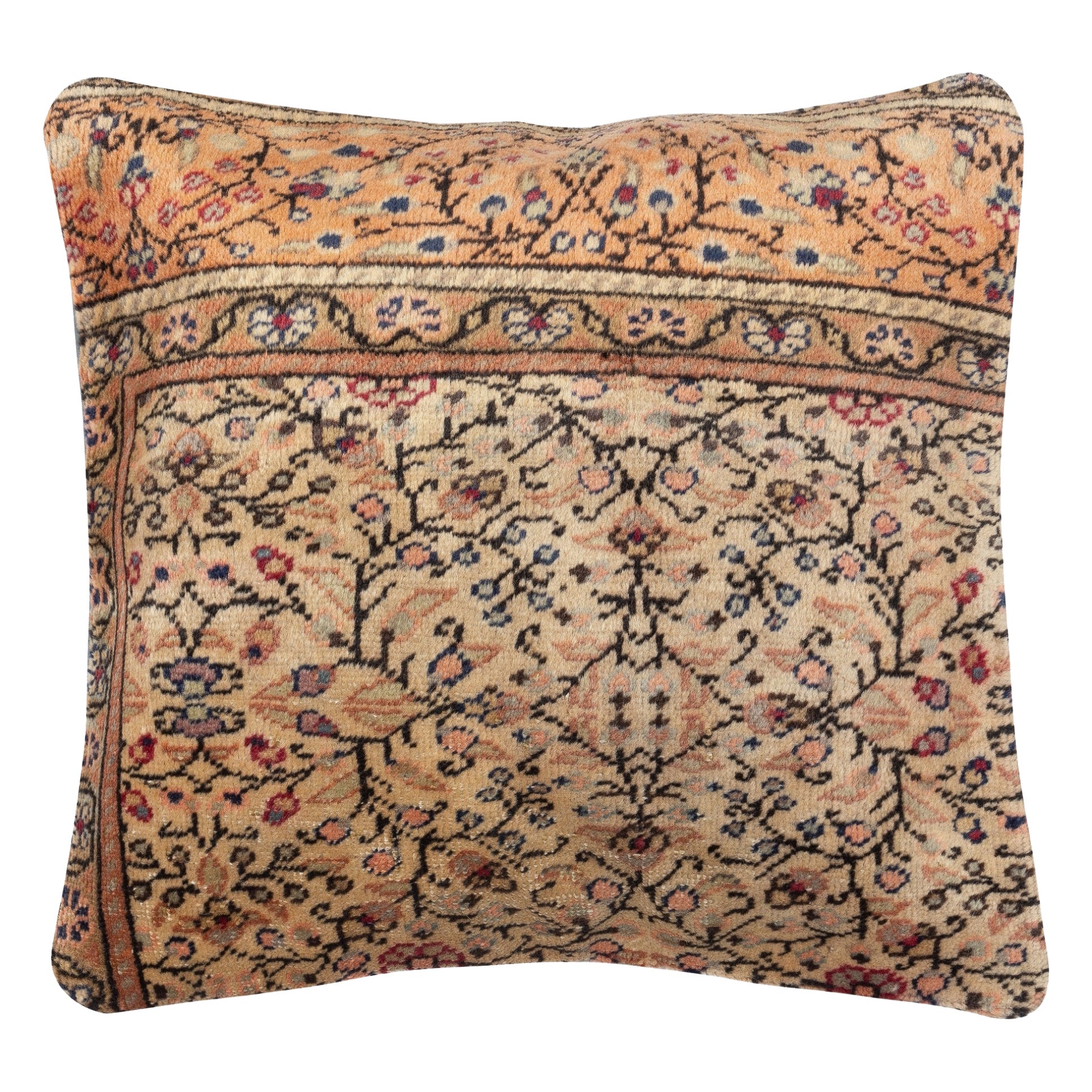 20 "x20" Housse de coussin turque. Tapis de laine fait main Coussin. Coussin d
appoint Vintage