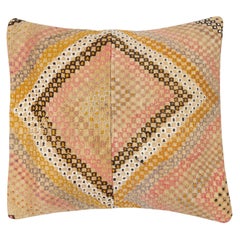 20"x20" Vintage Jijim Kilim Pillow Cover. Accent Pillow Cover. Throw Pillow