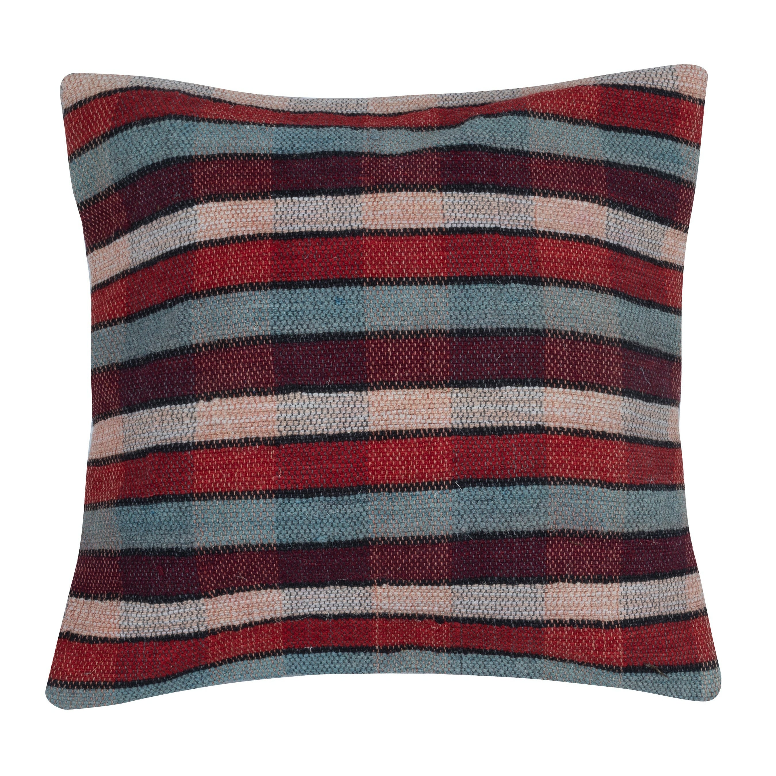 20"x20" Vintage Kilim Accent Pillow Cover. Handmade Turkish Cushion Cover For Sale