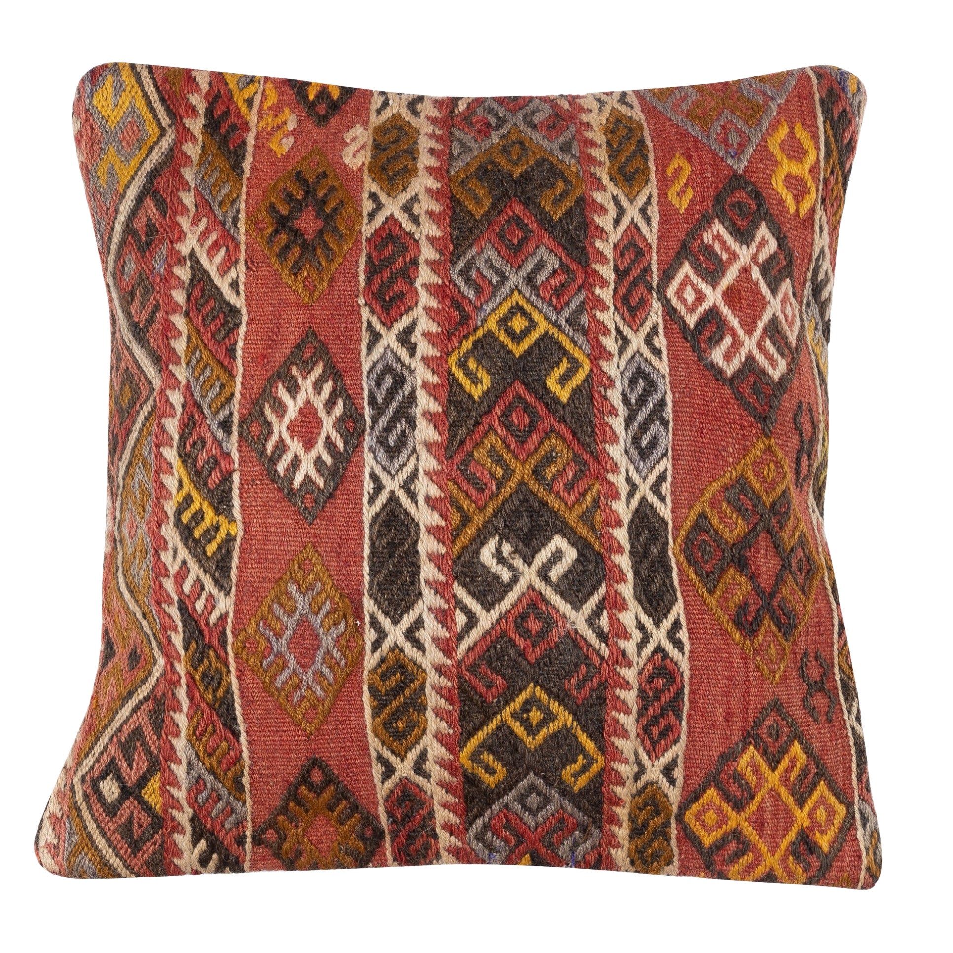 Copricuscino Kilim vintage 20 "x20". Cuscino d
accento. Copricuscino fatto a mano