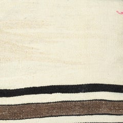Copricuscino Kilim vintage 20 "x20". Cuscino d'accento in Hempe. Copricuscino