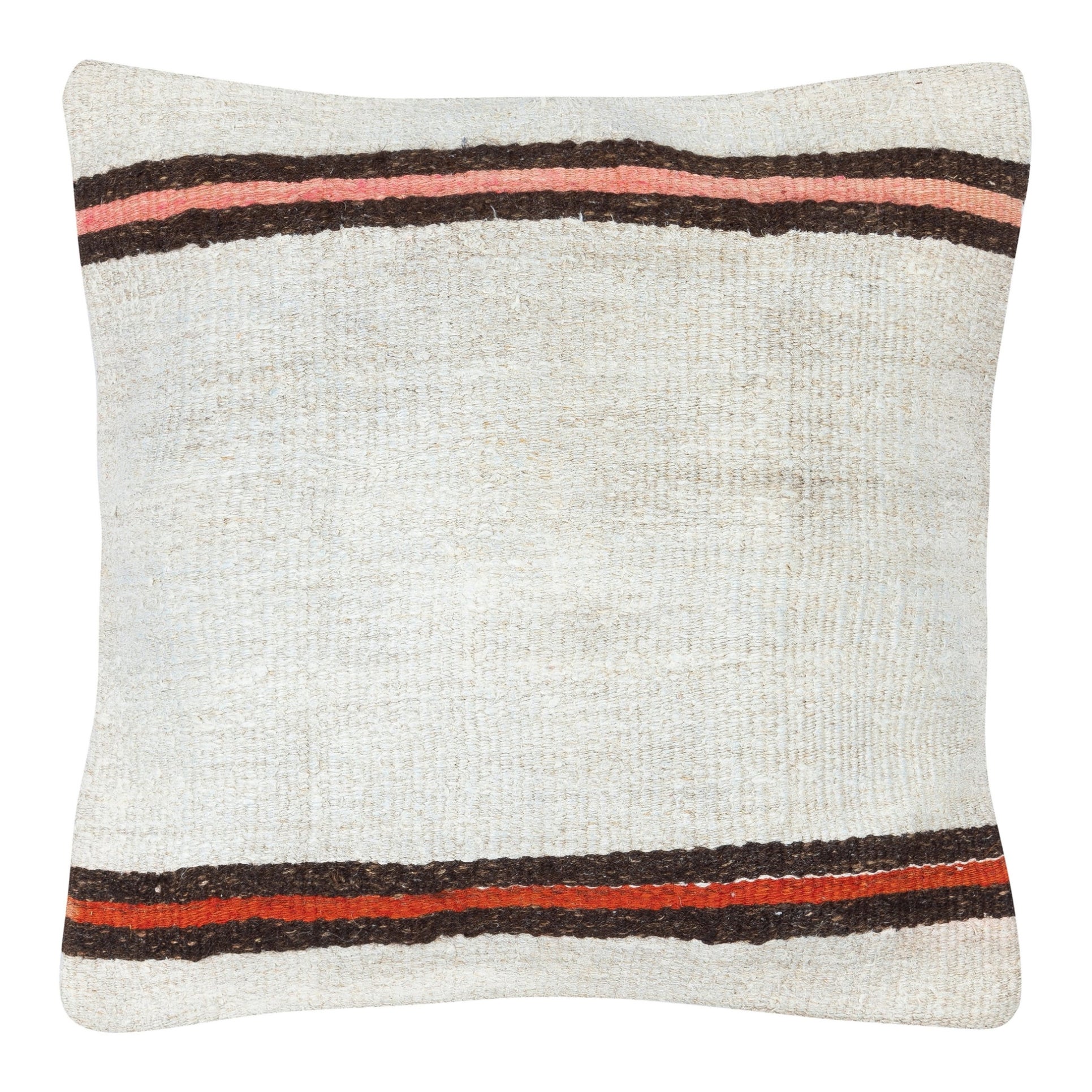 Copricuscino Kilim vintage 20 "x20". Cuscino in pizzo. Copricuscino Bohemien