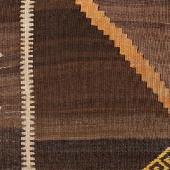 20"x20" Vintage Kilim Cushion Cover. Turkish Accent Pillow. Throw Pillow Cover