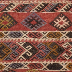 20"x20" Vintage Kilim Pillow Cover. Cushion Cover. Handmade Throw Pillow Cover