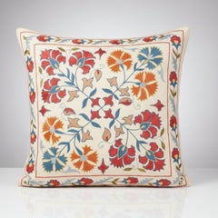 20 "x21" Housse de coussin 100% soie. Taie d
oreiller brodée. Oreiller en dentelle fait main